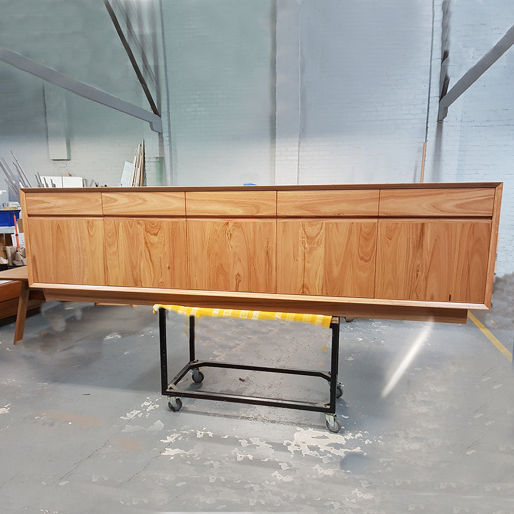 Mekka five door, five drawer Sideboard.